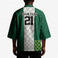 Custom Football African Nigeria Kimono Retro Nigeria 20-21 Eagle Flag Motif