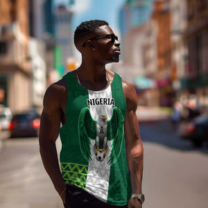 Custom Football African Nigeria Men Tank Top Retro Nigeria 20-21 Eagle Flag Motif - African Pride