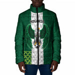Custom Football African Nigeria Padded Jacket Retro Nigeria 20-21 Eagle Flag Motif