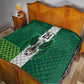 Custom Football African Nigeria Quilt Retro Nigeria 20-21 Eagle Flag Motif - African Pride