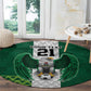 Custom Football African Nigeria Round Carpet Retro Nigeria 20-21 Eagle Flag Motif - African Pride