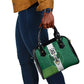 Custom Football African Nigeria Shoulder Handbag Retro Nigeria 20-21 Eagle Flag Motif - African Pride