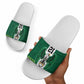 Custom Football African Nigeria Slide Sandals Retro Nigeria 20-21 Eagle Flag Motif