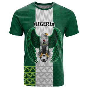 Custom Football African Nigeria T shirt Retro Nigeria 20-21 Eagle Flag Motif - African Pride