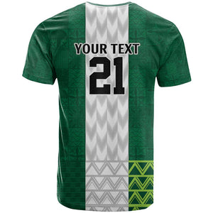 Custom Football African Nigeria T shirt Retro Nigeria 20-21 Eagle Flag Motif - African Pride