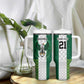 Custom Football African Nigeria Tumbler With Handle Retro Nigeria 20-21 Eagle Flag Motif - African Pride