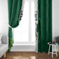Custom Football African Nigeria Window Curtain Retro Nigeria 20-21 Eagle Flag Motif - African Pride