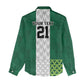 Custom Football African Nigeria Women Casual Shirt Retro Nigeria 20-21 Eagle Flag Motif - African Pride