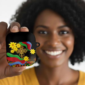 Eritrea Meskel AirPods Case Eritrean Tribal Meskel Daisy Flag Inspired
