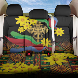 Eritrea Meskel Back Car Seat Cover Eritrean Tribal Meskel Daisy Flag Inspired