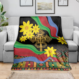 Eritrea Meskel Blanket Eritrean Tribal Meskel Daisy Flag Inspired