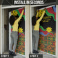 Eritrea Meskel Door Cover Eritrean Tribal Meskel Daisy Flag Inspired