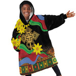 Eritrea Meskel Kid Wearable Blanket Hoodie Eritrean Tribal Meskel Daisy Flag Inspired