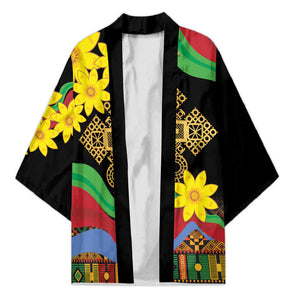 Eritrea Meskel Kimono Eritrean Tribal Meskel Daisy Flag Inspired
