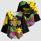 Eritrea Meskel Kimono Sleeve Blouse Eritrean Tribal Meskel Daisy Flag Inspired