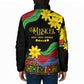 Eritrea Meskel Padded Jacket Eritrean Tribal Meskel Daisy Flag Inspired