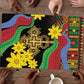 Eritrea Meskel Puzzle Eritrean Tribal Meskel Daisy Flag Inspired