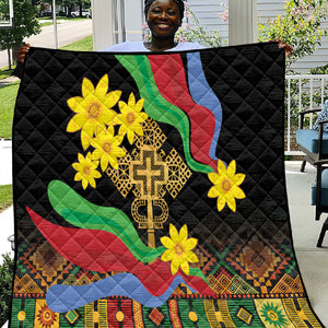 Eritrea Meskel Quilt Eritrean Tribal Meskel Daisy Flag Inspired