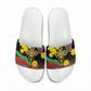 Eritrea Meskel Slide Sandals Eritrean Tribal Meskel Daisy Flag Inspired