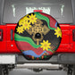 Eritrea Meskel Spare Tire Cover Eritrean Tribal Meskel Daisy Flag Inspired