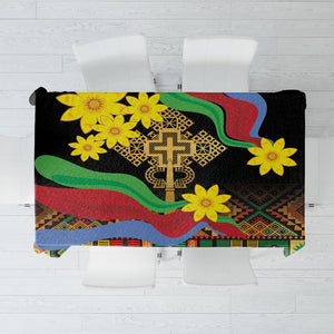 Eritrea Meskel Tablecloth Eritrean Tribal Meskel Daisy Flag Inspired