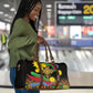 Eritrea Meskel Travel Bag Eritrean Tribal Meskel Daisy Flag Inspired