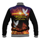 Eritrea Meskel Baseball Jacket Demera Cross Flames of Faith