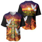 Eritrea Meskel Baseball Jersey Demera Cross Flames of Faith
