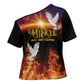 Eritrea Meskel Cross Shoulder Shirt Demera Cross Flames of Faith