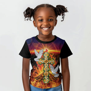 Eritrea Meskel Kid T shirt Demera Cross Flames of Faith