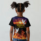 Eritrea Meskel Kid T shirt Demera Cross Flames of Faith