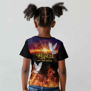 Eritrea Meskel Kid T shirt Demera Cross Flames of Faith