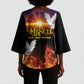 Eritrea Meskel Kimono Sleeve Blouse Demera Cross Flames of Faith