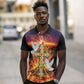 Eritrea Meskel Polo Shirt Demera Cross Flames of Faith