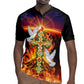 Eritrea Meskel Rugby Jersey Demera Cross Flames of Faith