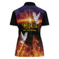 Eritrea Meskel Women Polo Shirt Demera Cross Flames of Faith