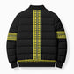 Ethiopian Enkutatash Bomber Puffer Jacket Black Adey Flower Tilet Habesha Inspired