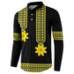 Ethiopian Enkutatash Button Sweatshirt Black Adey Flower Tilet Habesha Inspired
