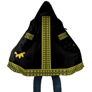 Ethiopian Enkutatash Cloak Black Adey Flower Tilet Habesha Inspired
