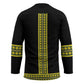 Ethiopian Enkutatash Hockey Jersey Black Adey Flower Tilet Habesha Inspired