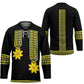 Ethiopian Enkutatash Hockey Jersey Black Adey Flower Tilet Habesha Inspired