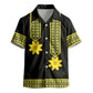 Ethiopian Enkutatash Kid Hawaiian Shirt Black Adey Flower Tilet Habesha Inspired