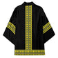 Ethiopian Enkutatash Kimono Black Adey Flower Tilet Habesha Inspired