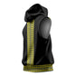 Ethiopian Enkutatash Sleeveless Hoodie Black Adey Flower Tilet Habesha Inspired