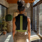 Ethiopian Enkutatash Women Sleeveless Polo Shirt Black Adey Flower Tilet Habesha Inspired