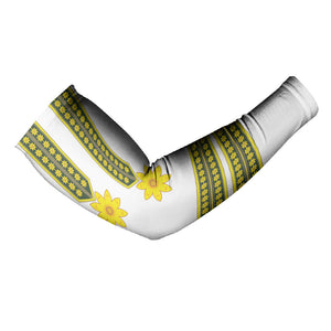 Ethiopian Enkutatash Arm Sleeves White Adey Flower Tilet Habesha Inspired