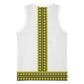 Ethiopian Enkutatash Basketball Jersey White Adey Flower Tilet Habesha Inspired
