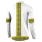 Ethiopian Enkutatash Button Sweatshirt White Adey Flower Tilet Habesha Inspired