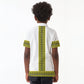 Ethiopian Enkutatash Kid Polo Shirt White Adey Flower Tilet Habesha Inspired