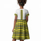 Ethiopian Enkutatash Kid Short Sleeve Dress White Adey Flower Tilet Habesha Inspired